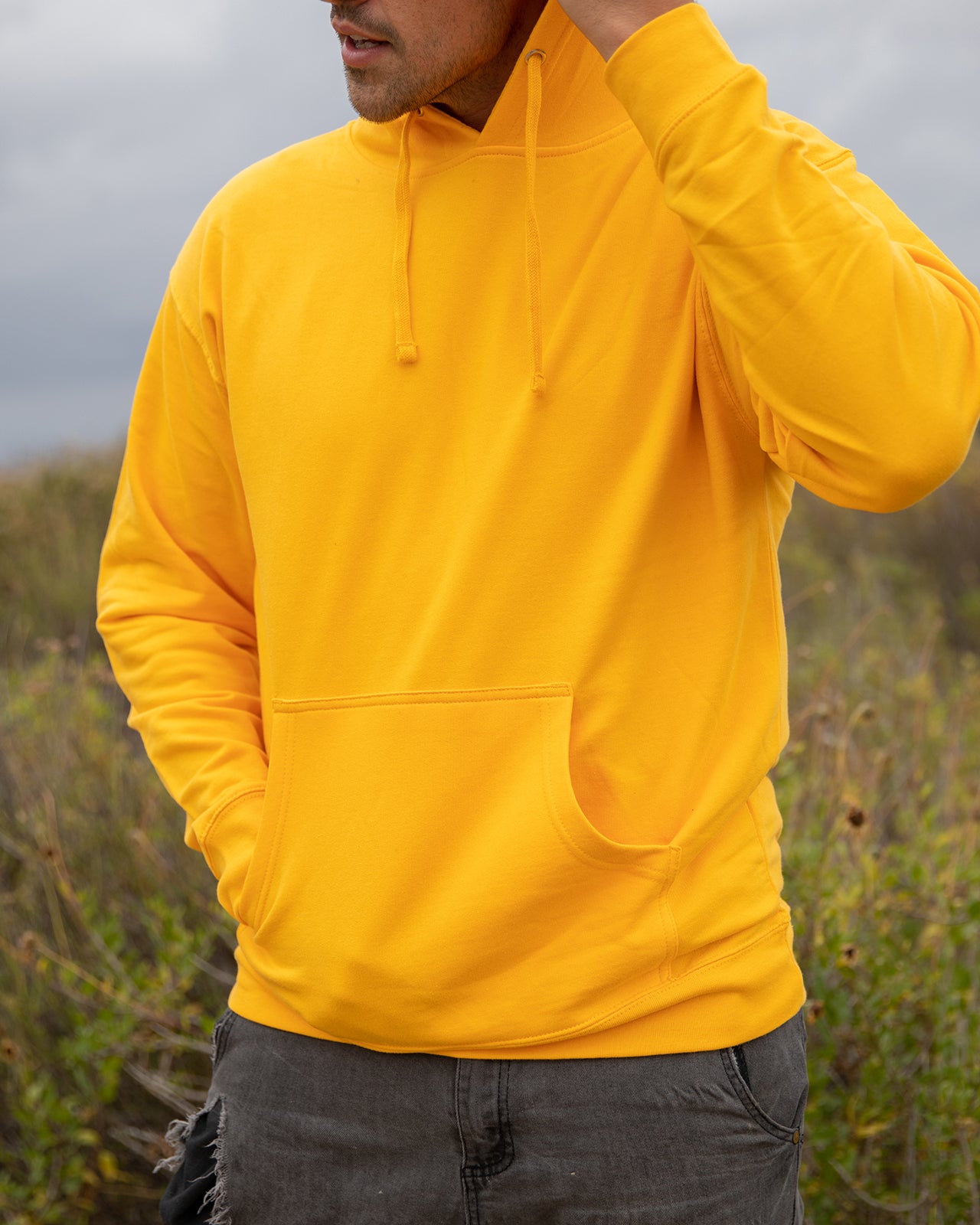 Midweight Hooded Pullover Sweatshirt